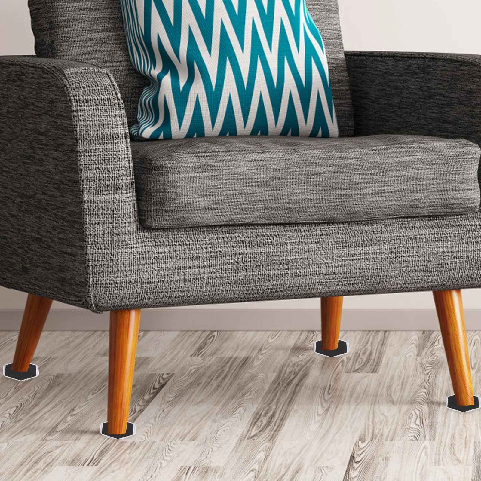 

8Pcs Non-Slip Furniture Pads Thickened Rubber Feet for Home Floors Reduce Noise Wear Resistance