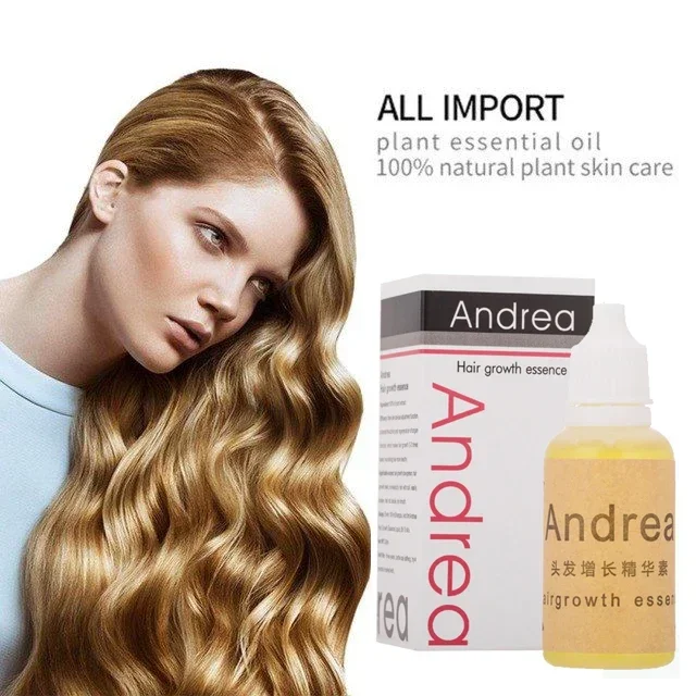 Andrea Hair Growth Liquid Fluid Essence Hair Loss Scalp Treatments Ginger Ginseng Raise Dense Hair Stop Liquid for Damaged