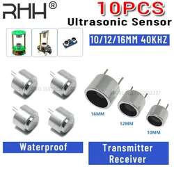 10 adet TCT40-16R/T 40KHZ ultrasonik sensör 10MM 12MM 16MM R alıcı probu T verici probu alıcı-verici su geçirmez