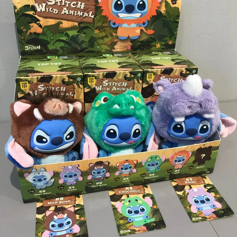 

Disney NEW HOT Stitch Animal Series слепая коробка с подвеской, милая плюшевая кукла, загадочная коробка, игрушка-сюрприз, Рождественский подарок для подруги