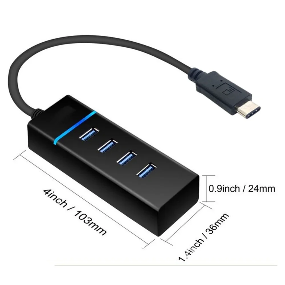 

Type-C to USB3.0HUB USB-C to 3.0 high-speed splitter with multiple read USB data transmission lines