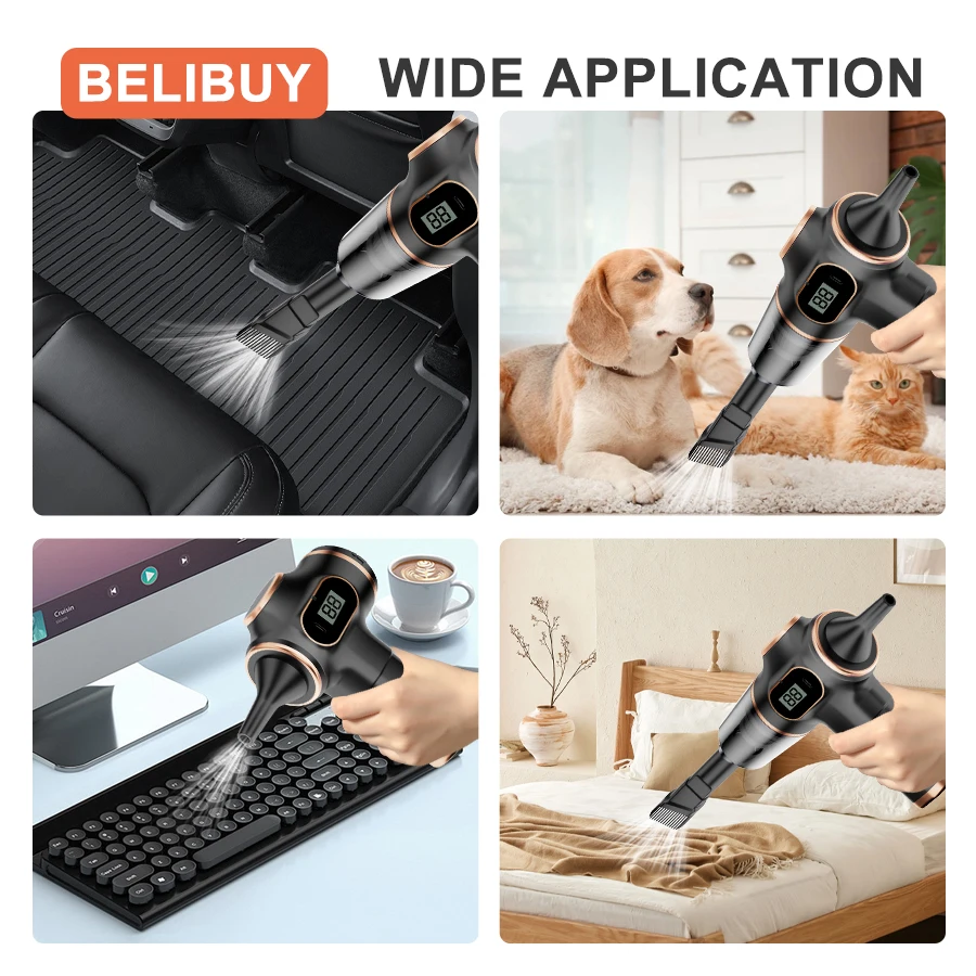 Drahtloser ABS-Autostaubsauger – Haushaltsgerät – Sofa – Büro – hohe Leistung – Haushaltsreinigungsmaschine – Teppichreiniger – Detail 3
