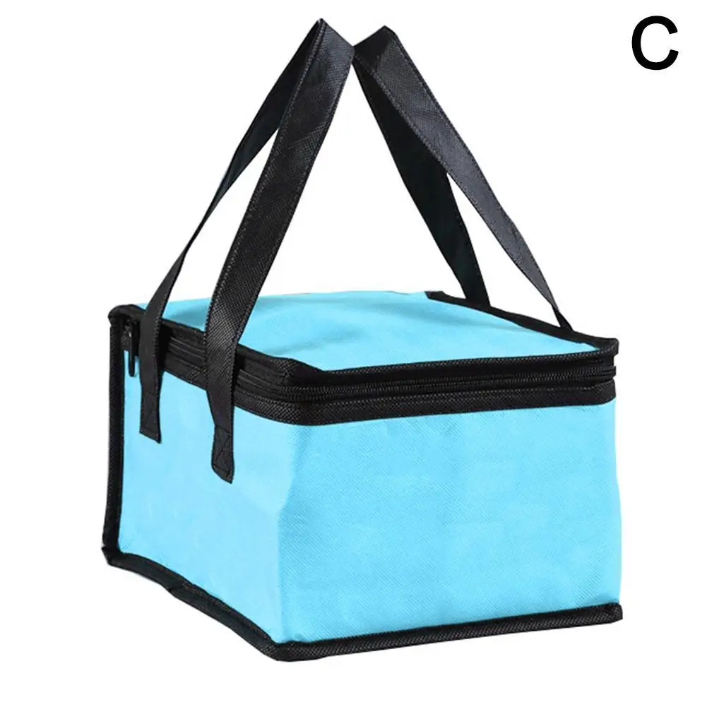 Waterproof Insulated Bag Cooler Folding Picnic Portable Bag Pizza Bag Food Pack Bag Camping Ice Hiking Delivery Thermal Foo G8P5