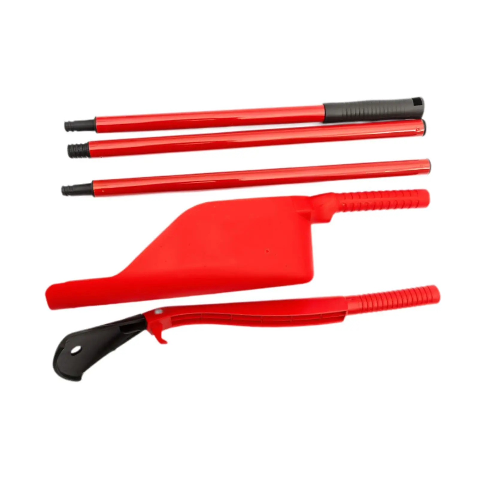 

Eaves Drain Cleaner Long Handle Gutter Scoop 5 Piece Set Reusable Professional Practical Stable Drainage Ditch Cleaning Scoop