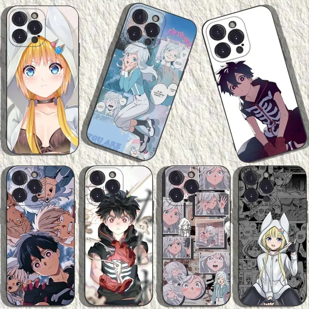 

animeS K-KemonoS Jihen Phone Case For iPhone 16,15,14,13,12,11 Plus,Pro Max,XS,X,XR,SE,Mini,8,7,Soft Silicone Black Cover