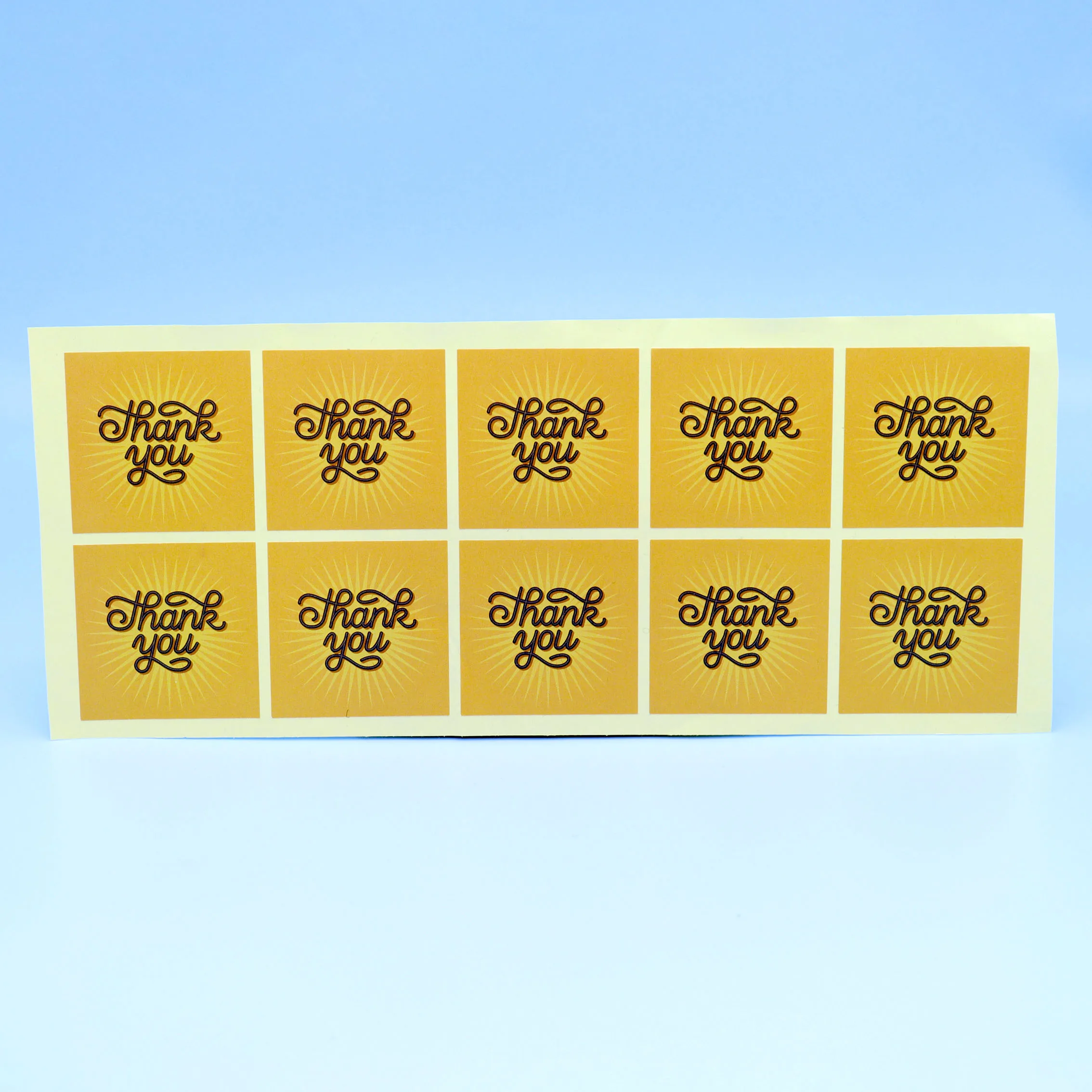 Thank You Stickers Seal Labels 50-500pcs Decoration Sticker For Handmade Wedding Gift Scrapbooking for Envelope and Package Seal