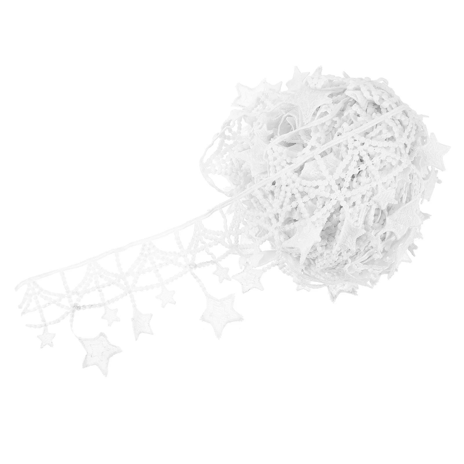 

Creative Star Embroidery Lace Trim Exquisite DIY Craft Lace Ribbon for Wedding Applique Clothing Decoration DIY Sewing Craft