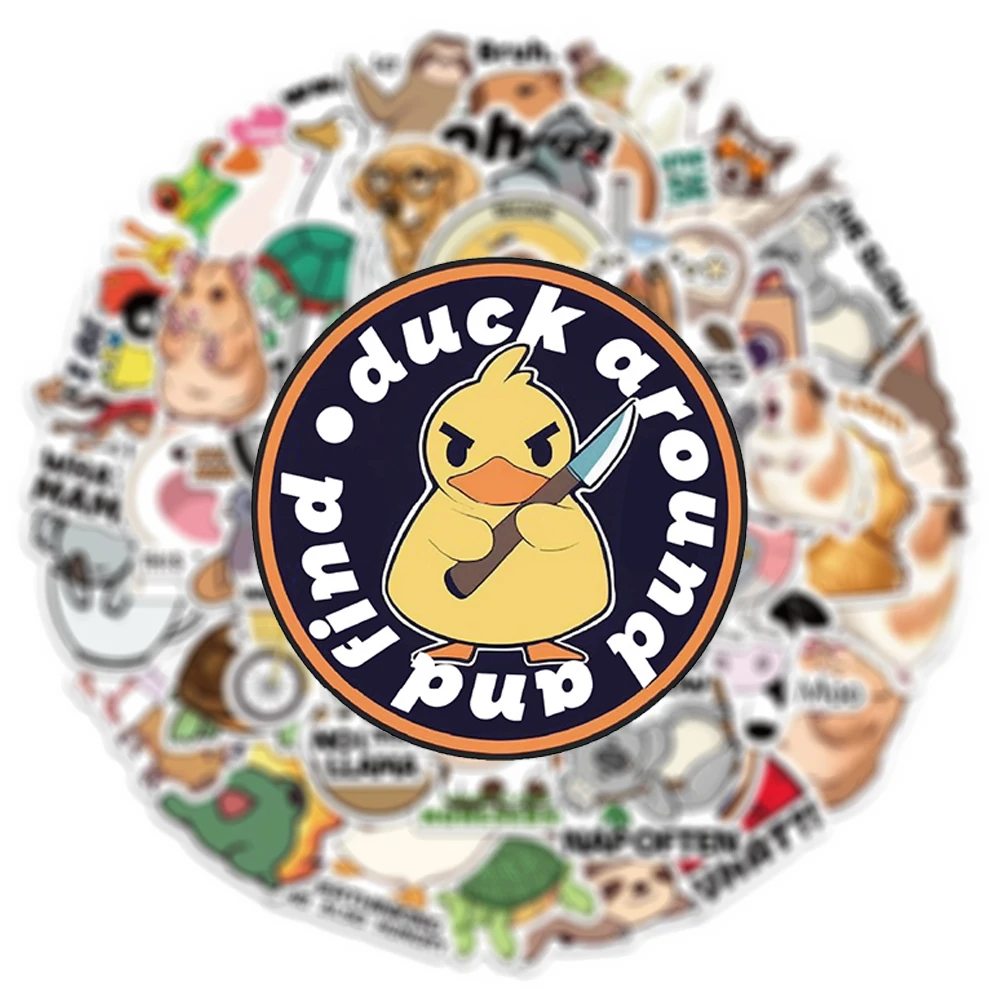 

10/30/50pcs Funny Cute Animal Graffiti Stickers Cartoon Toy Decal DIY Stationery Motorcycle Laptop Car Kawaii Decoration Sticker
