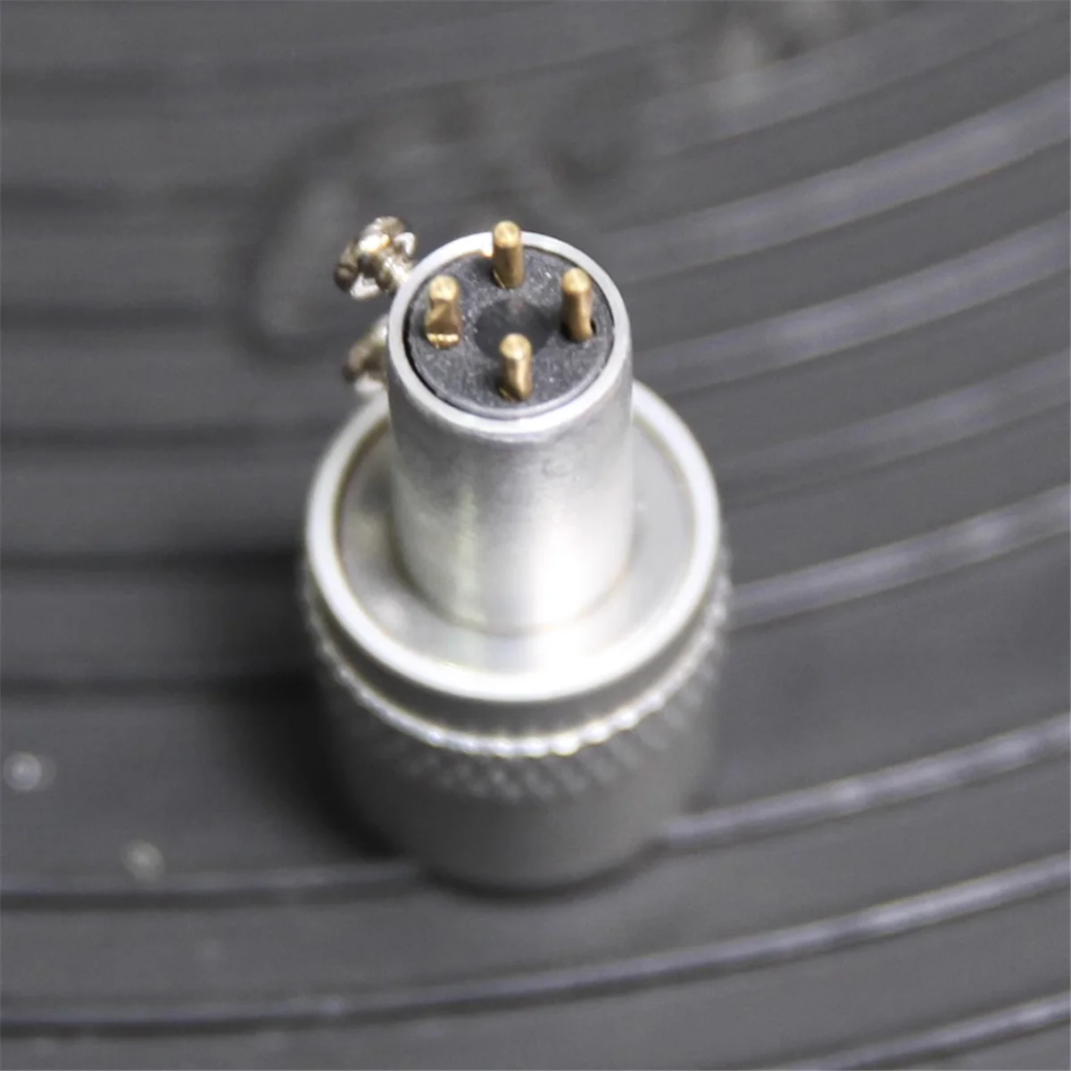 Aluminum Alloy SME Type Headshell Socket Connector 24K Gold Plated Pin for SME Turntable SL Series VinylPlayers