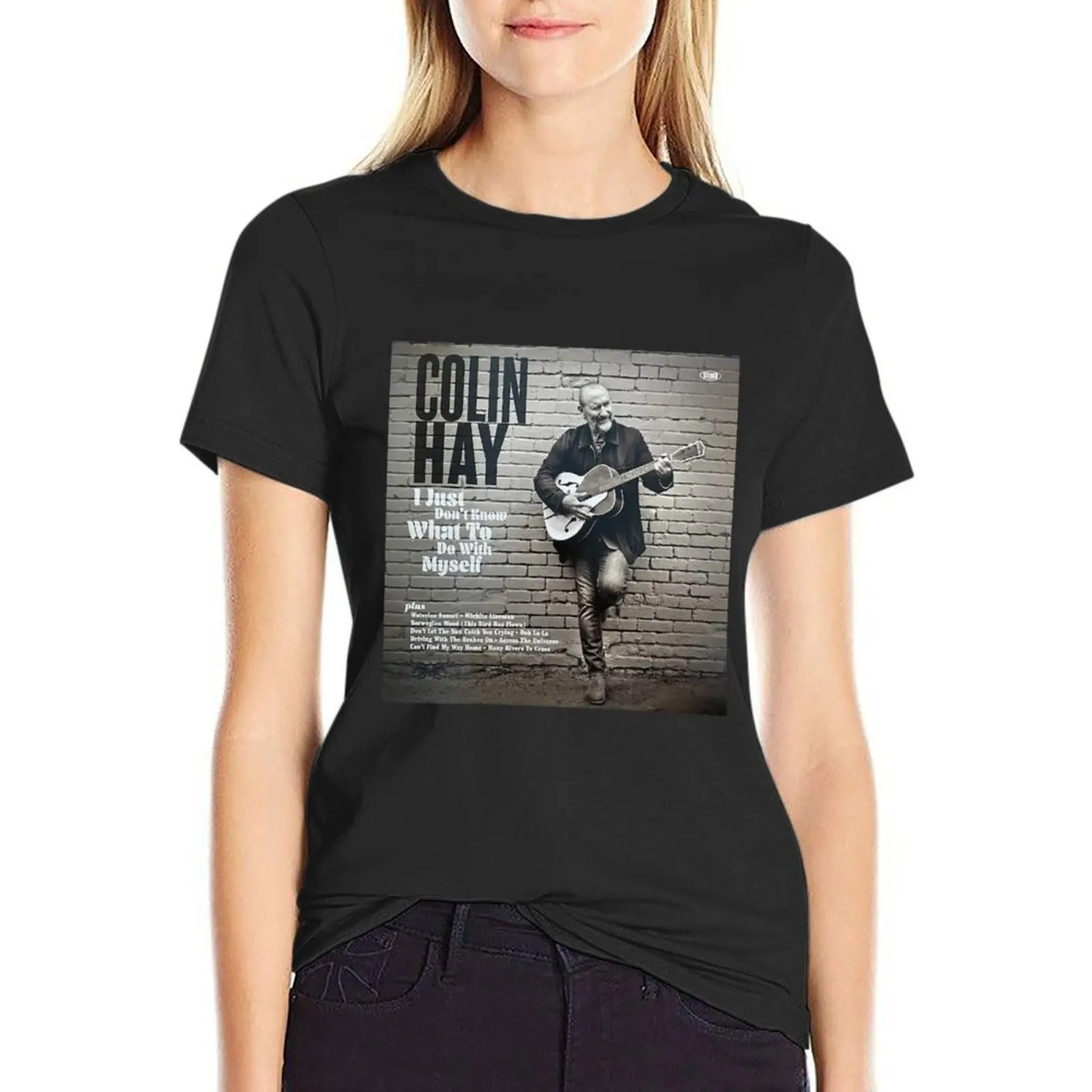 

COLIN BAND HAY T-Shirt funnys summer tops aesthetic clothes customizeds new edition t shirts for Women