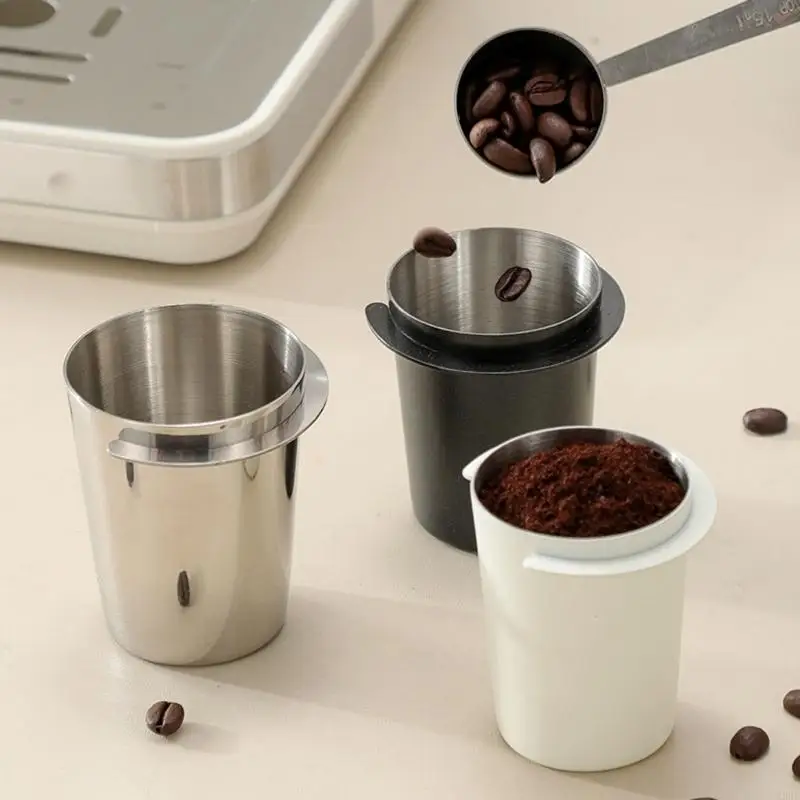 L9BE Stainless Steel Coffee Dosing Cup Sniffing Mug Perfect For Home Or Cafes Use