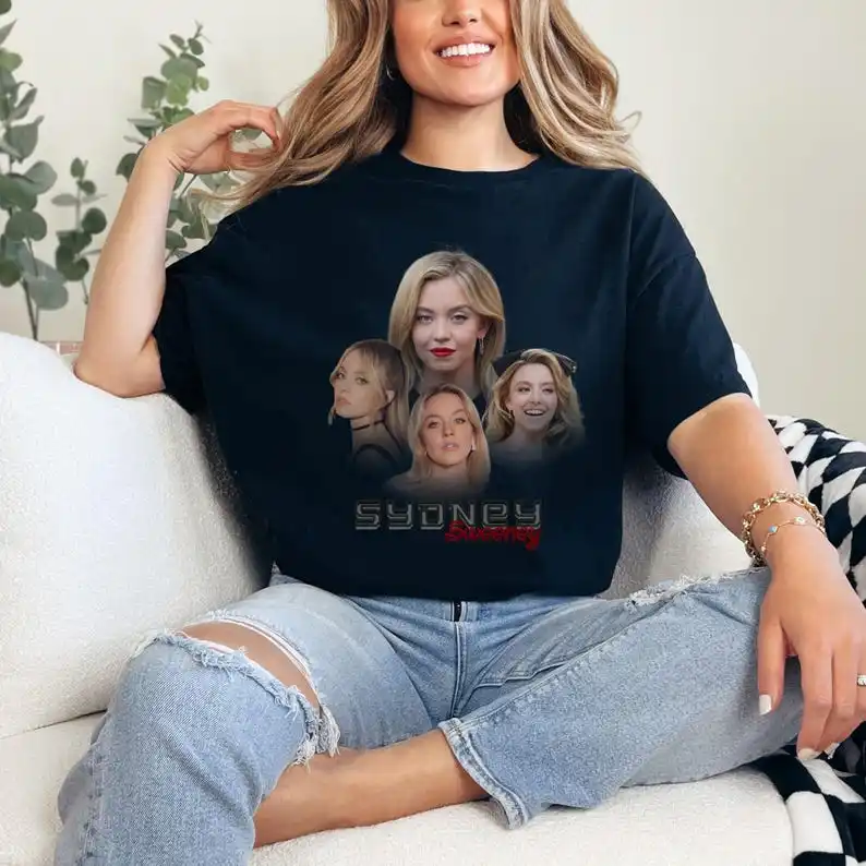 Sydney Sweeney Fan Shirt, Sydney Sweeney Shirt, Gift for Sydney Sweeney Fan Unisex T-Shirt