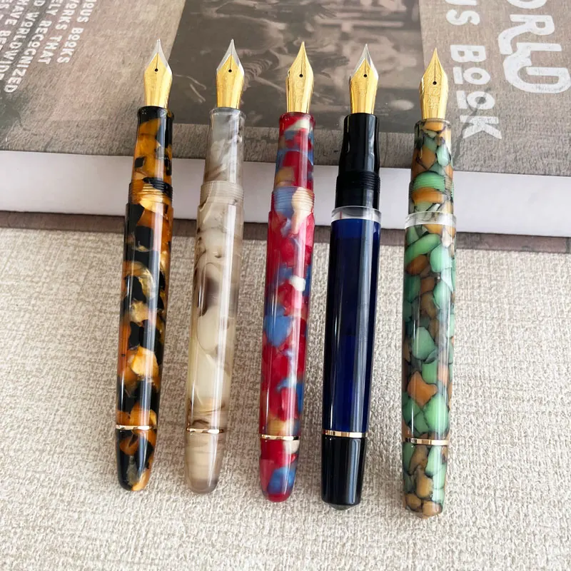 

2026 Поршневые перьевые ручки ADMOK 757/M757 No 6 с наконечником Шмидта 0,38EF 0,5F 0,7 м B Подарок Премиум бизнес-подарок