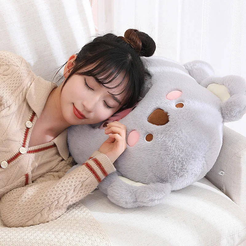 6Pcs Inside Cartoon Koala Plush Pillow Koala Throw Pillows Fluffy Sleep Pillow Cute Animal Dolls Gifts For Girls
