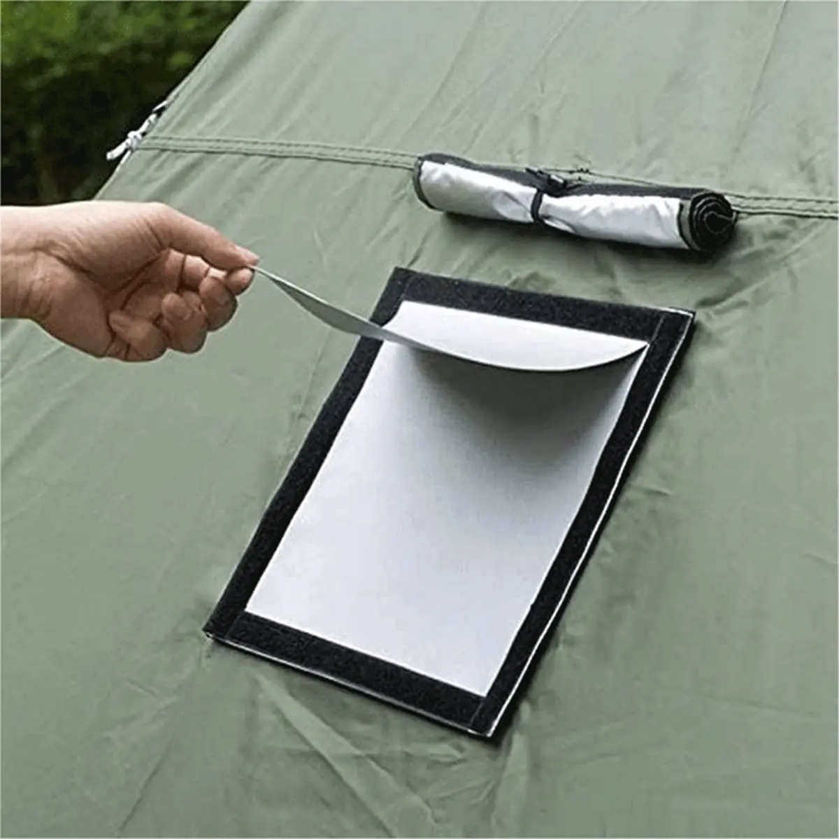 Tent Stove Jack with Rain Flap Fire-Resistant Pipe Vent Accessory for Camping Bell Tent