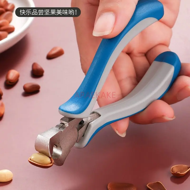 1pcs Pine nut sheller, nut pine clip, pine nut pliers, sheller, nut cracking tool, melon seed peeling tool, melon seed cracking