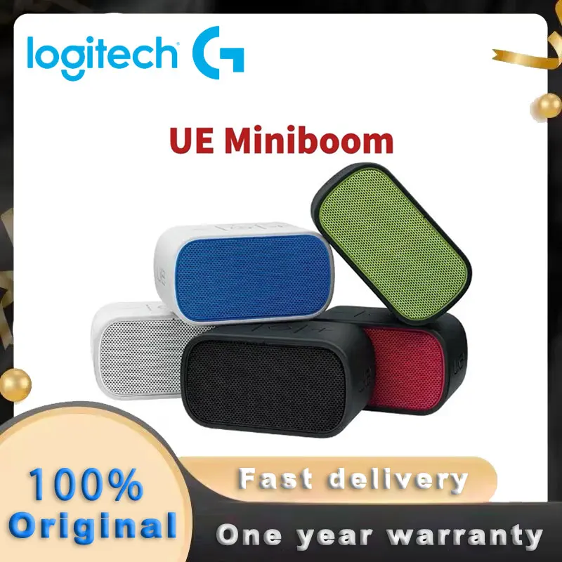 Original Logitech UE Ears Mini BOOM Wireless Bluetooth Speaker Portable IPX7 Wi-Fi Waterproof Bluetooth Speaker