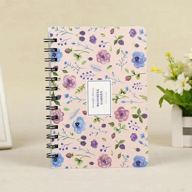 B6 Coil Ring Binder Notebook Notepad Loose Leaf Schedule Plan Book Hard Surface Coil Book