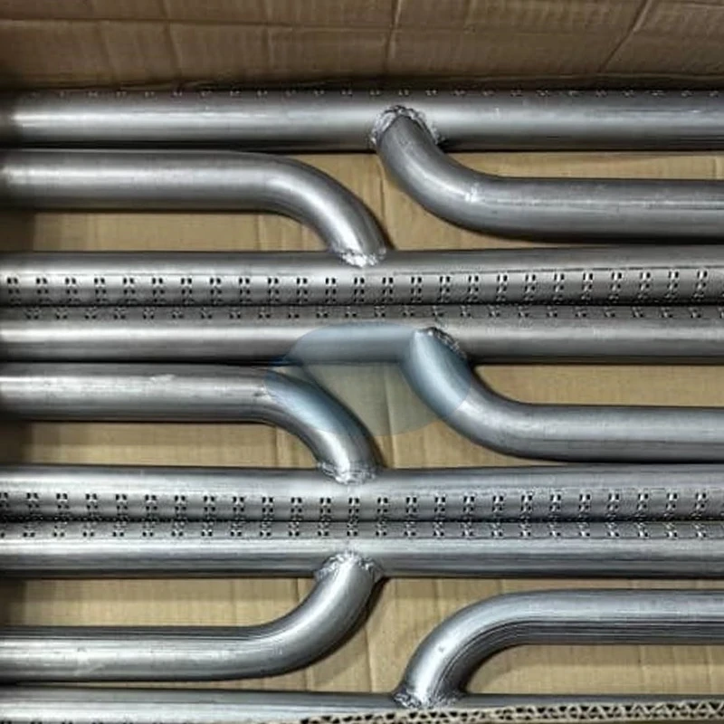 Gas Burner Tube for Dryer, 638mm Y Type Stainless Steel Replacement Burner Pipe for Industrial Tumble Dryer Heating