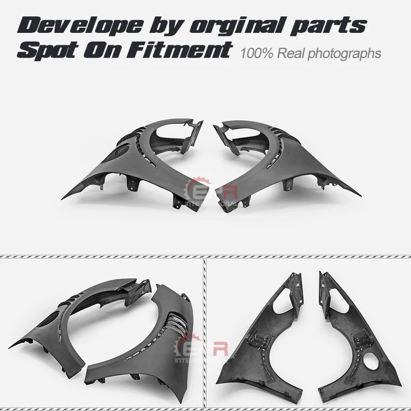 لـ Porsche 981 Cayman RS Type Front Vented Fender [981 Cayman RS Fender، Porsche RS Type Fender]