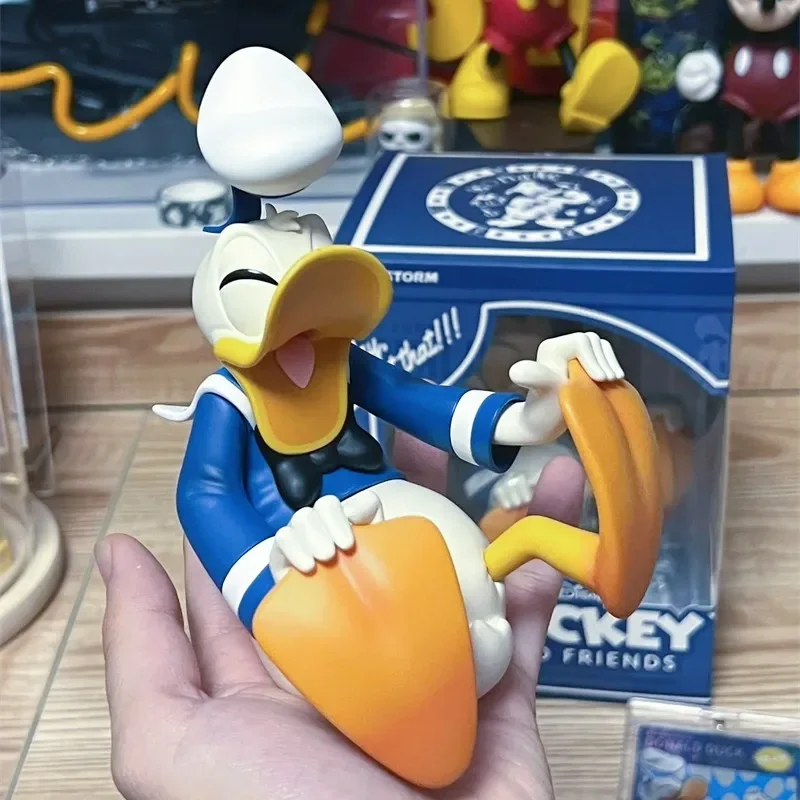 Disney Morstorm Donald Duck Action Figure Kawaii Anime Donald Duck Figurines Collection Model Statue Room Decoration Toys