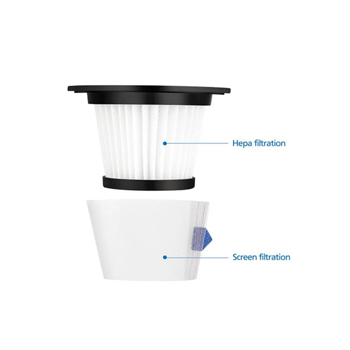 T6 C17 T1 휴대용 진공 액세서리용 FZFZ 15PCS Hepa 필터 키트