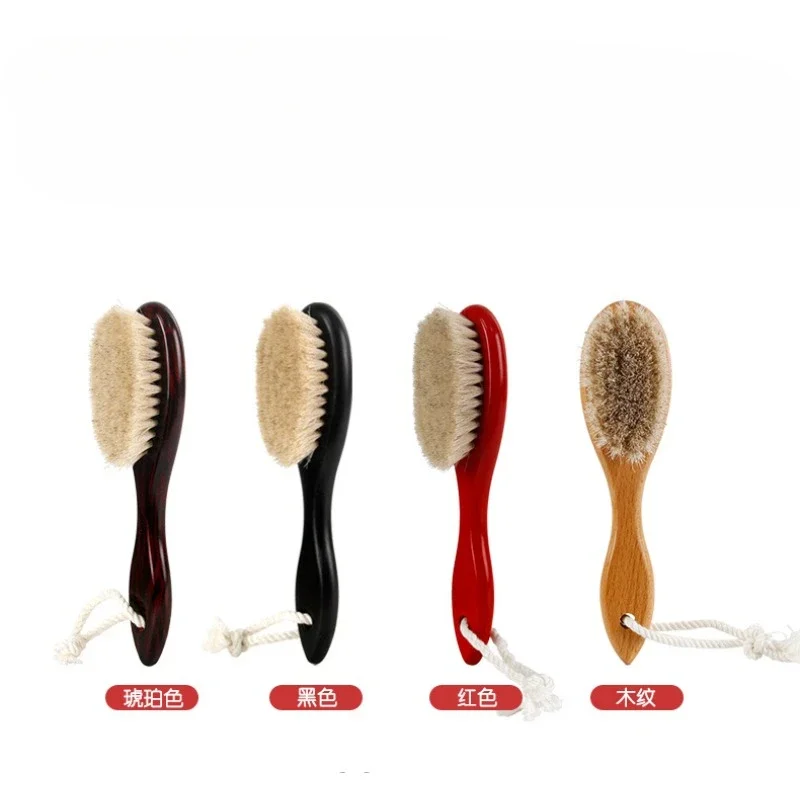 Professional Barber Shaving Beard Brush Hair Removal Neck Duster Brushes Horse Hair Salon Face Mustache Clean Shaving Tools