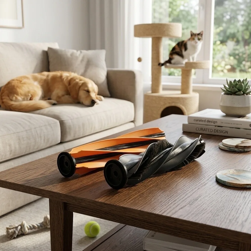 Replacement Parts Kit For Dreame X60=Max Ultra & X60=Ultra - Includes Roller Brushes, Side Brushes, Filters, Dust Bags & Mop