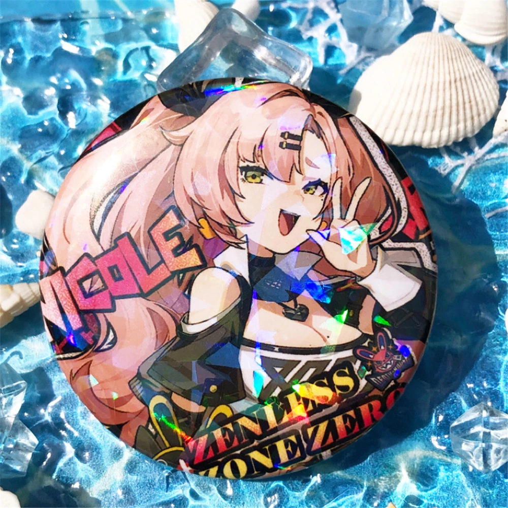 Broche de Cosplay Zenless Zone ontariAnby Demara Nicole Celethe pour Enfant, Danemark ge de Dessin Animé, Pendentif de Sac à Dos, Accessoires