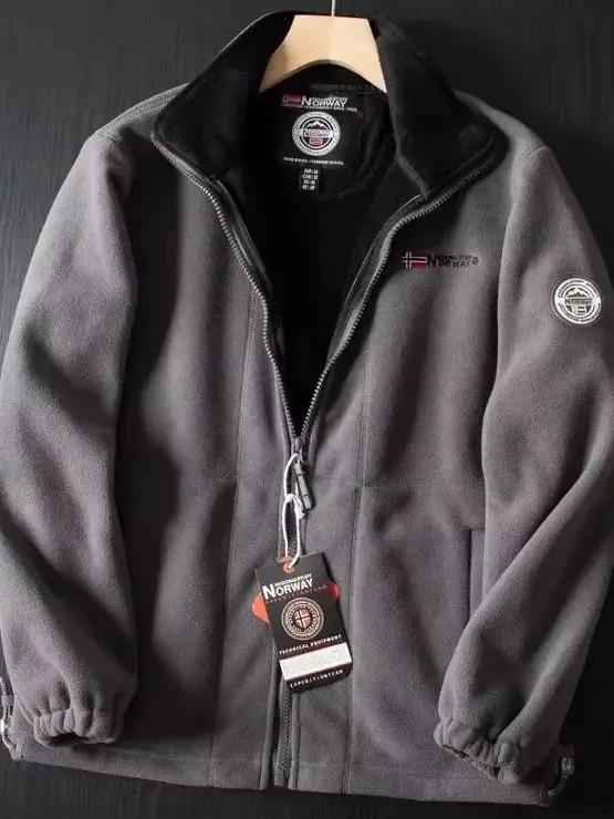 

Ветрозащитная флисовая стеганая куртка для мужчин, незамерзающее теплое пальто, мода для отдыха с защитой от полярного холода, осенне-зимние пальто, новинка