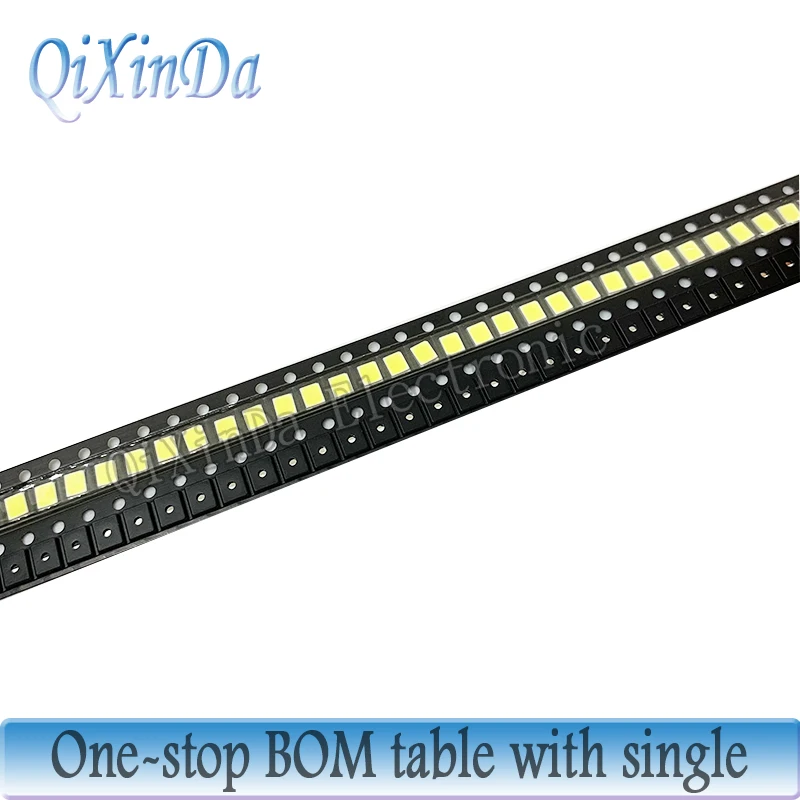 100PCS High Brightness SMD LED 2835 1W 0.5W 0.2W White 3V 6V 9V 18V 36V 150MA/100MA/80MA/60MA/30MA 6000-6500K SMD Diode