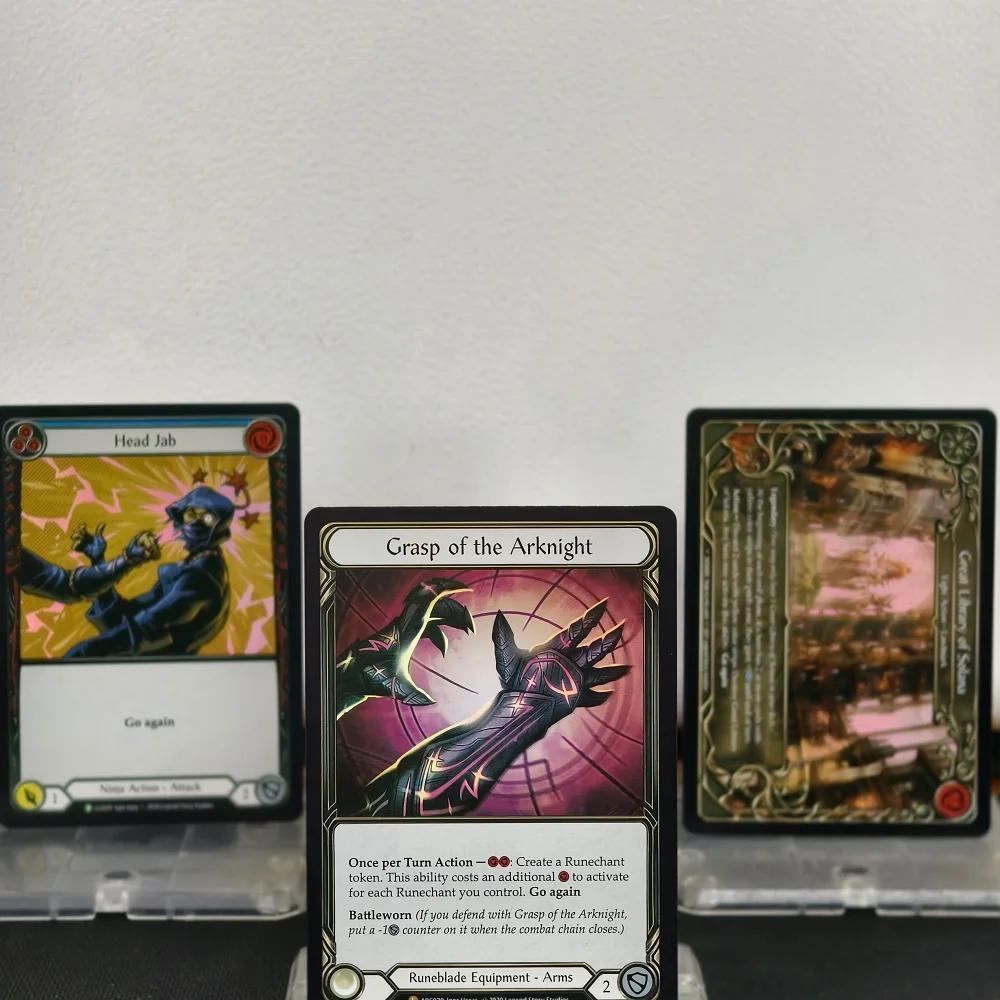 

Collectible Game Cards flesh and blood Grasp of the Arknight Head Jab Great Library of Solana