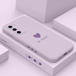 Simple Love Phone Case For Huawei P40 P50 P30 P20 Pro Lite Nova 5t Y7A Mate 40 30 20 Pro Lite Liquid Silicone Cover