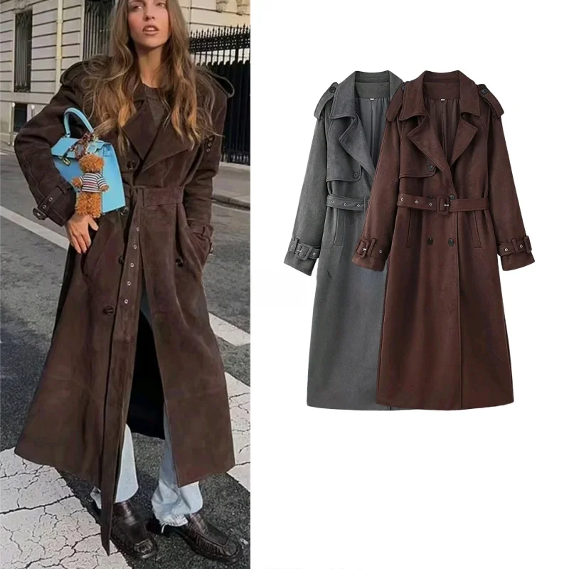 

Осень-зима, Новое поступление, женское длинное шерстяное пальто с воротником-бабочкой и двойными пуговицами, Jaet, прямой крой, для поездок на работу, Sle