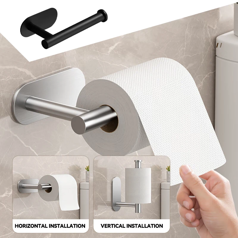

Клейкий держатель для туалетной бумаги BOLTIFY, кухонная вешалка для полотенец, диспенсер для салфеток, впитывающая подставка, вешалка для салфеток, аксессуары для ванной комнаты