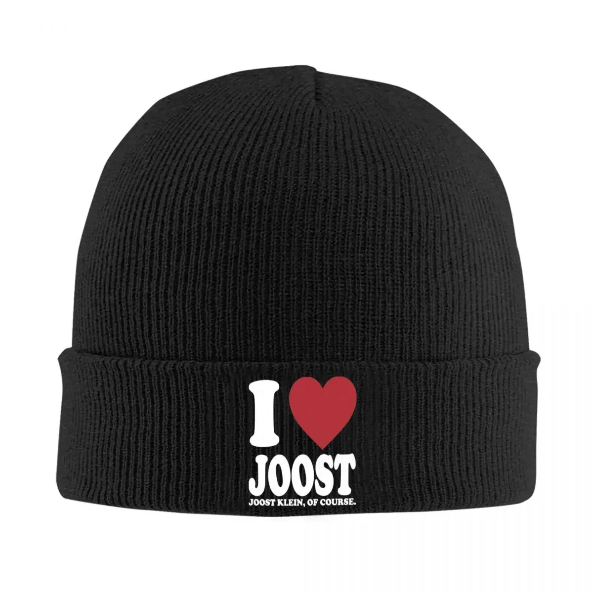 I LOVE JOOST KLEIN-gorro de punto para hombre y mujer, gorros de acrílico, fresco, rapero, cantante, cálido, Otoño e Invierno