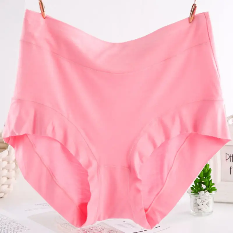 

1pcs High Waist Women's Panties Lady Loose Seamless Underwears Breathable Underpants Plus Size Panty Females Comfortable Briefs