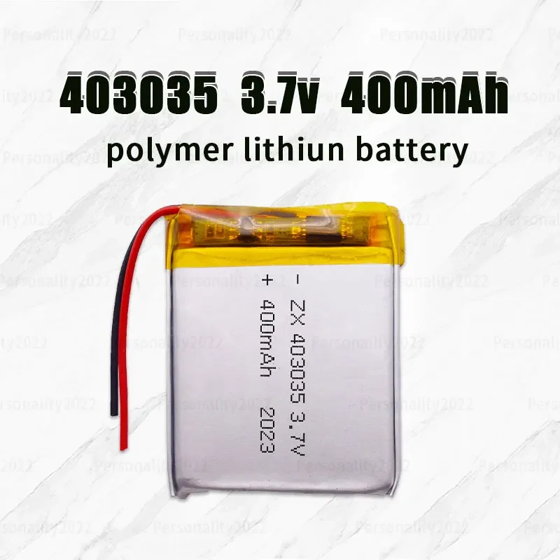 

403035 3.7V Lipo Battery 400mAh Lithium Li Polymer Batteries Ph-2P for Massage Instrument Gps Navigator Smart Band Loudspeaker