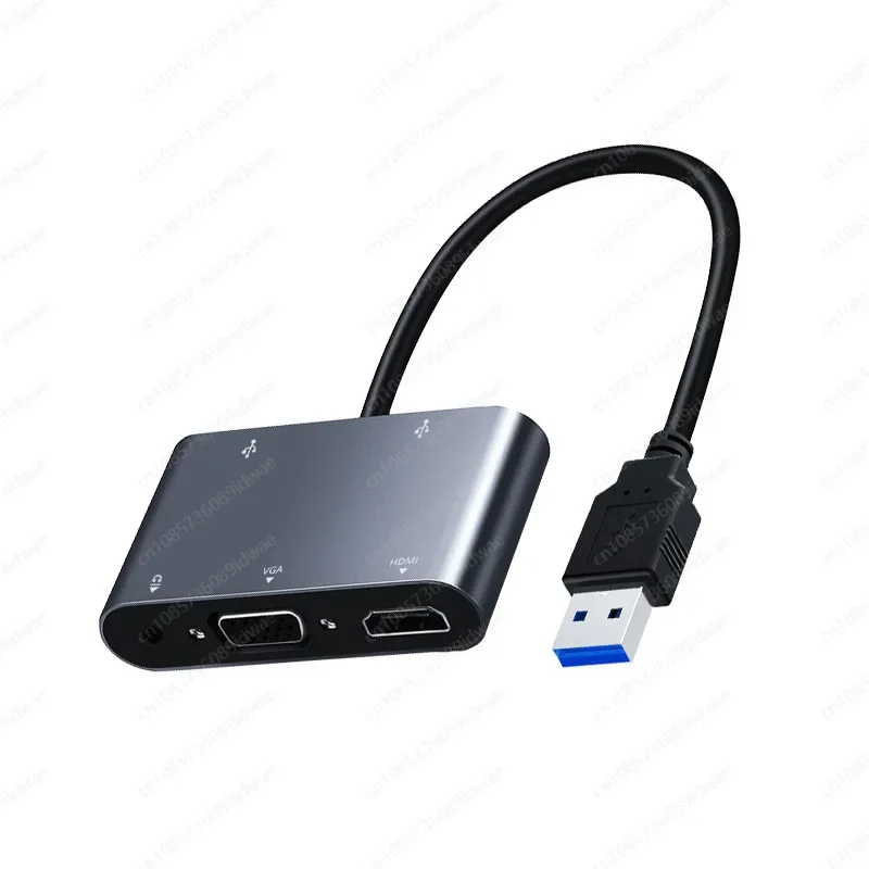 USB to HDMI interface VGA audio high definition converter adapter desktop laptop external display