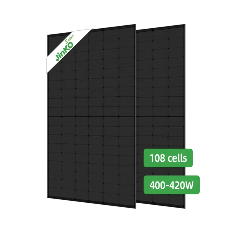 China Supplier Jinko Tiger Neo N-type All Black 400w 410w 420w 405w 415w SMBB Mono Solar Panel For Solar Power System