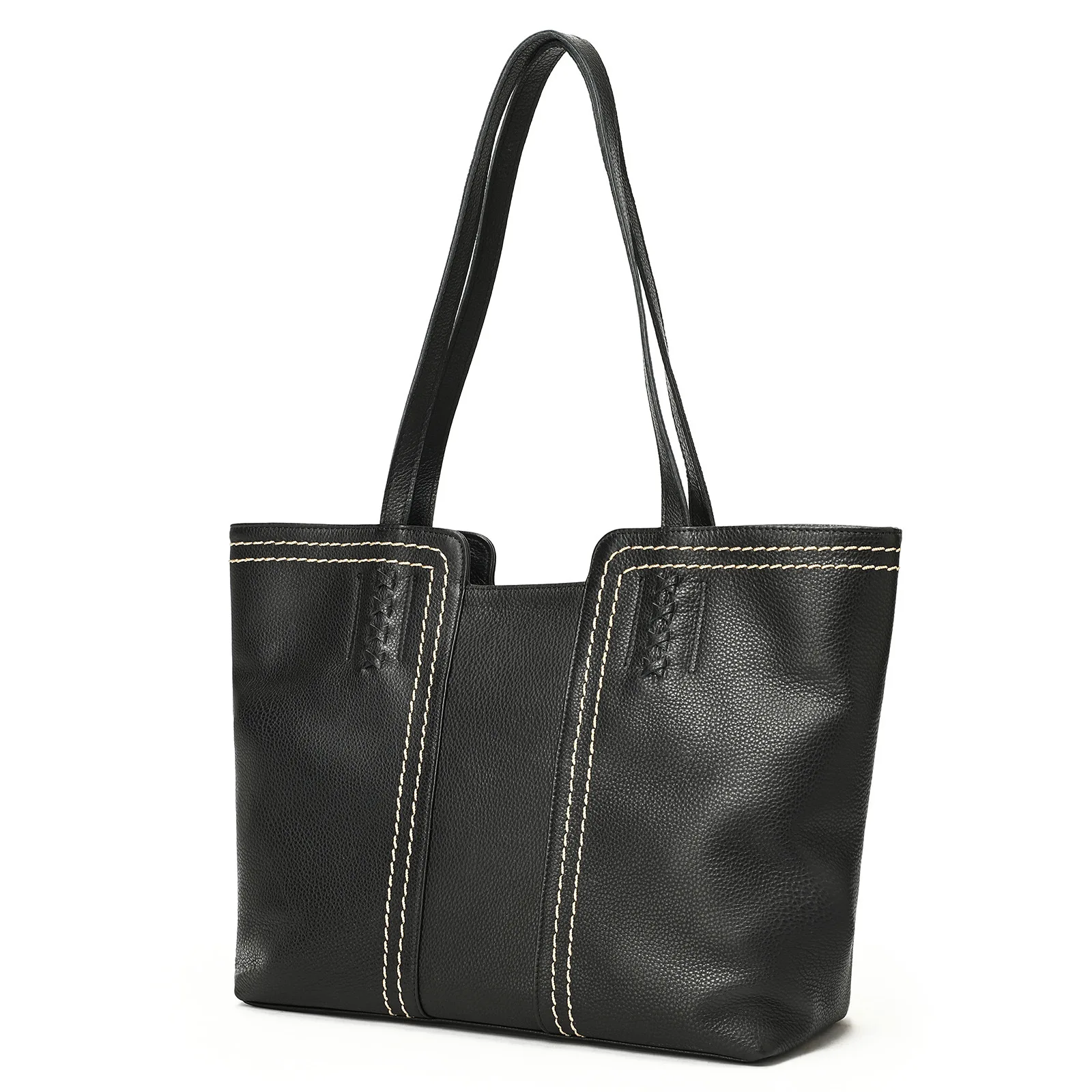 

Lady Cowhide Genuine Leather Bag for Women Retro Versatile Shoulder Handbag Female Large Capacity Commuting Bags for Ladies New