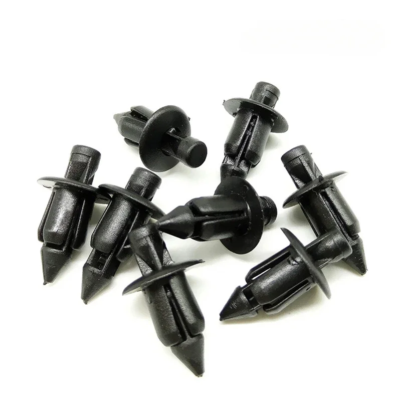 100 Pcs Plastic Fairing Rivet Setting Panel Fastener Clips for Honda Suzuki Kawasaki Bicycle Repair Tools