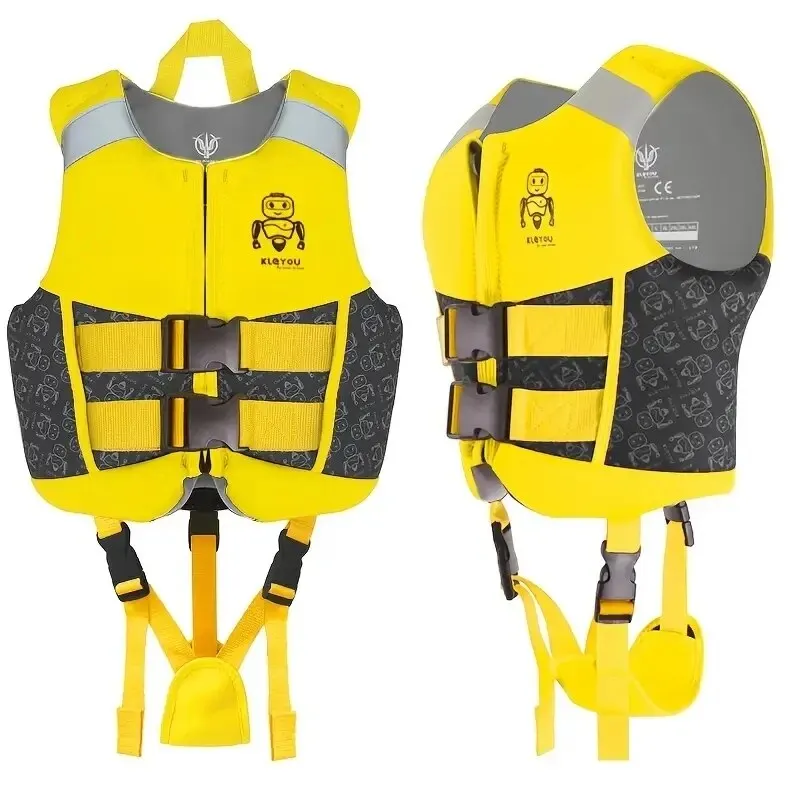 Neoprene Life Jacket for Kids, Boys Girls Buoyancy Life Vest, Surfing Vests Drifting Flotation Swimming Aid