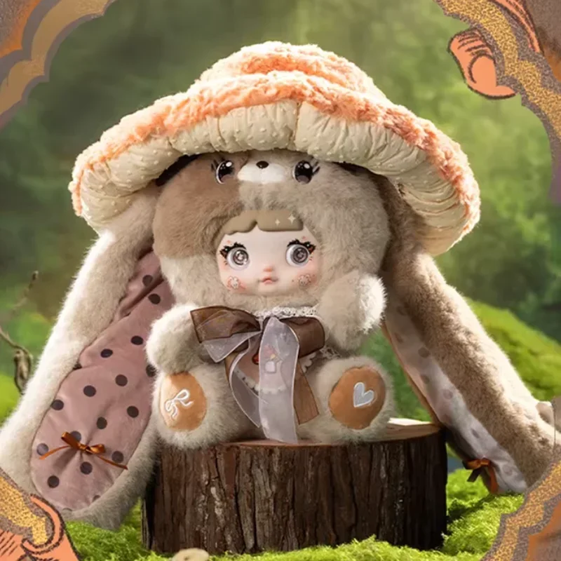 

SUREFUN Nommi Mushroom Hat Plush 400% Series Blind Box Surprise Mystery Box Mistery Action Figure Home Desktop Decoration