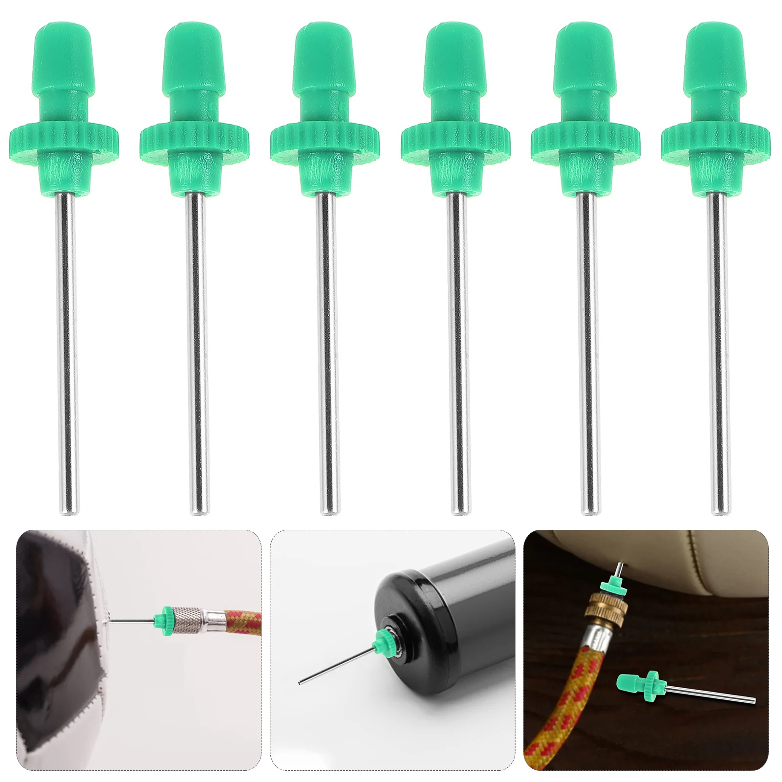 100pcs Basketball Pump Needle Multi-function Ball Needle Small Pump Needle Air Pump Needle Ball Inflation Needle Accessory