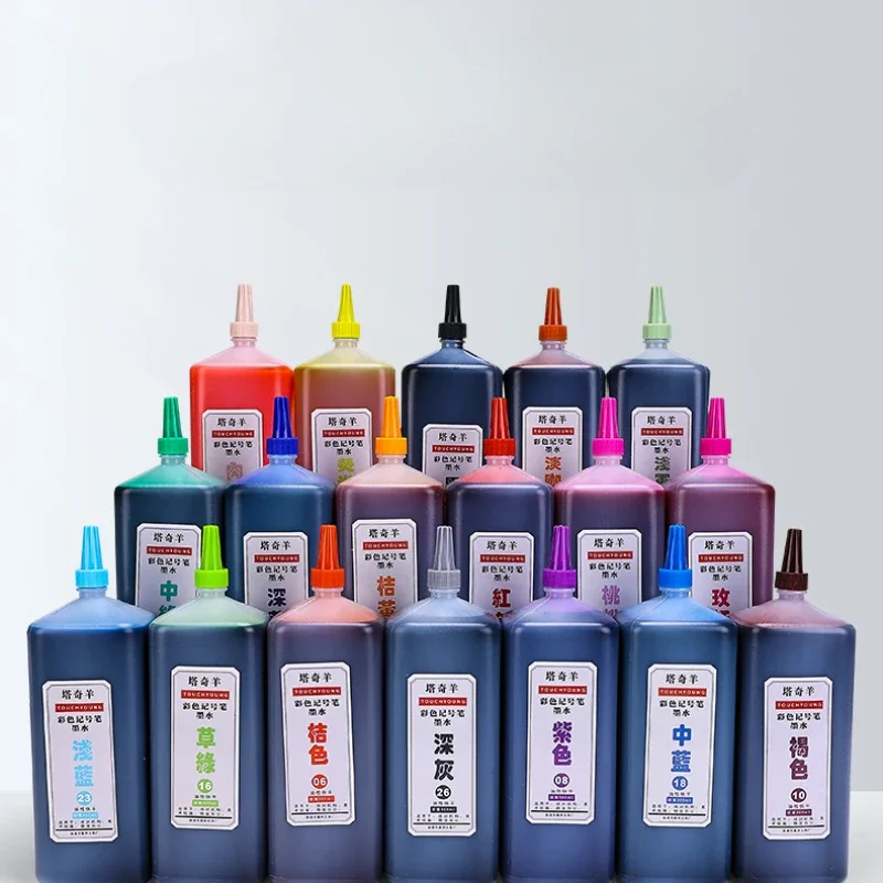 200/500ml Markierung stift Tinte Nachfüll flüssigkeit 40 Farben optional ölig schnell trocknend nicht verblassende Marker Tinte Kunst Malerei Schreib pigment