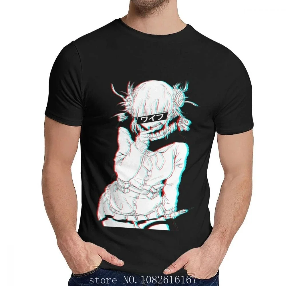 

Hip Hop Tees Harajuku Toga Himiko The Crazy Villain Waifu T-Shirt Men Awesome Great T Shirt Summer Anime mens t shirts Casual