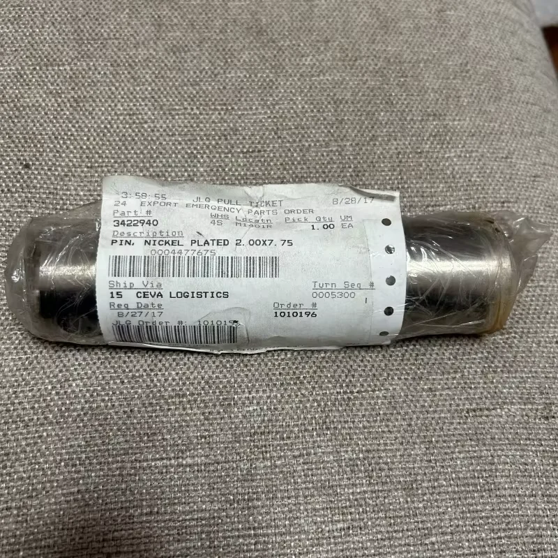 

3422940 Nickel Plated Pin 2.00X7.75 used for JLG Lifts