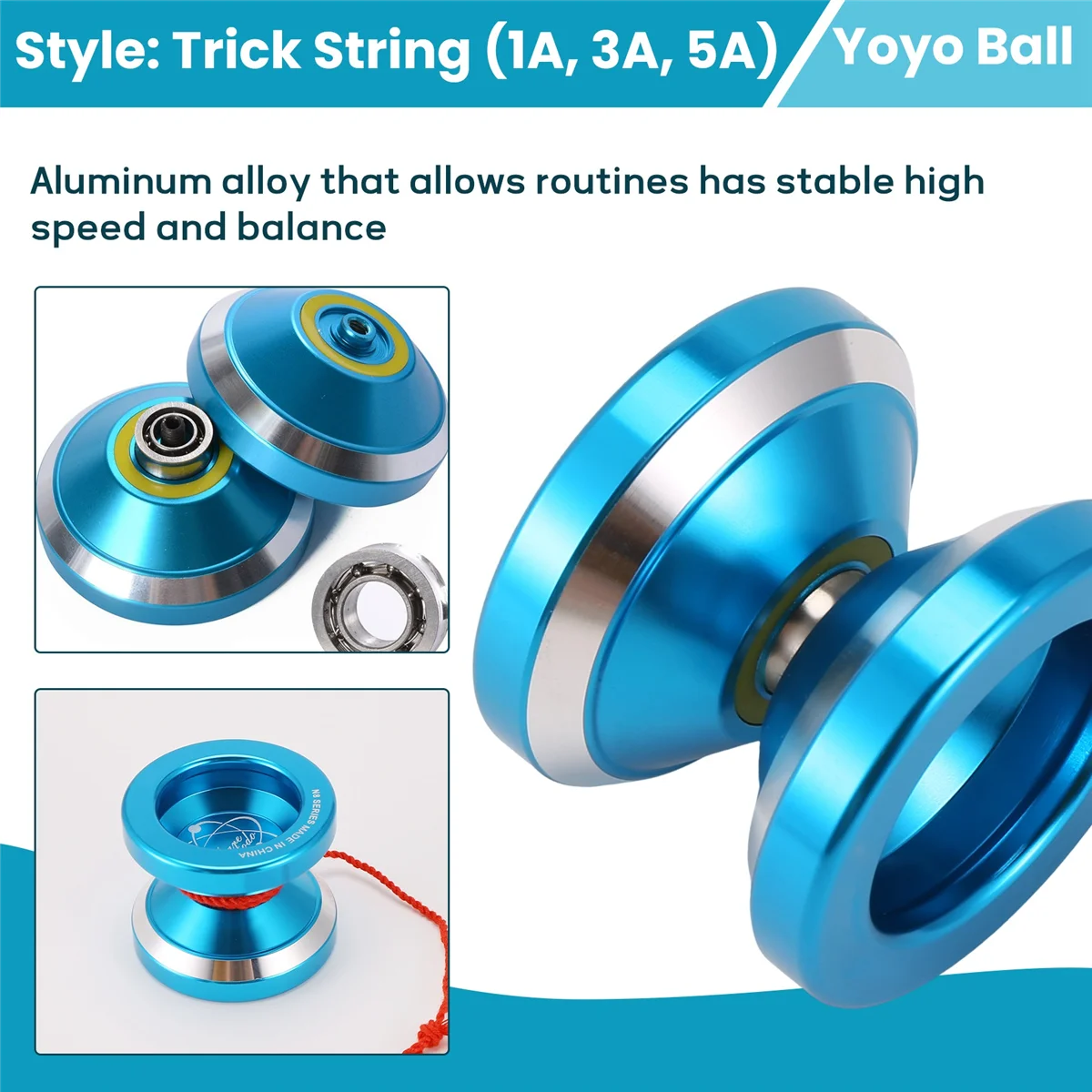 Vendita MAGIC YOYO N8 Alluminio Professionale Yo Yo - Blu