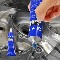 Engine Gasket Adhesive 3.5oz Silicone Rubber Sealant High Temp Resistant Engine Case Glue Mechanical Equipment Crevice Filler